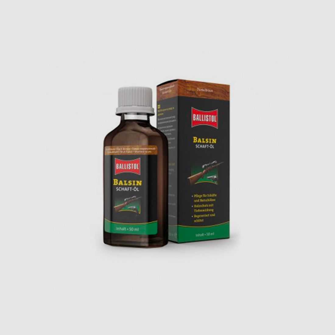 BALLISTOL – BALSIN STOCKÖL BRAUN IMPREGNIERÖL 50 ml