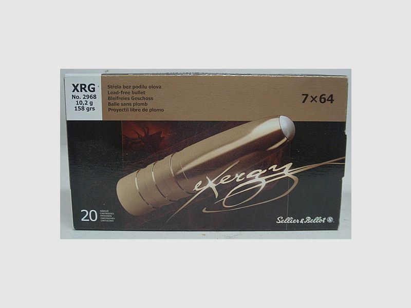 7x64 XRG exergy - 10,2g/158gr (a20)