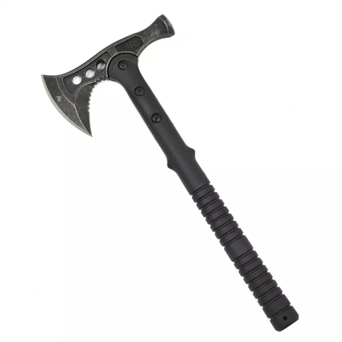 Tomahawk "Tactical TF2" - Ascia con testa d'impatto - Lama in stile vintage - Nero