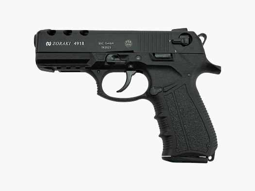 Zoraki 4918 pistolet à blanc noir calibre 9mm P.A.K.