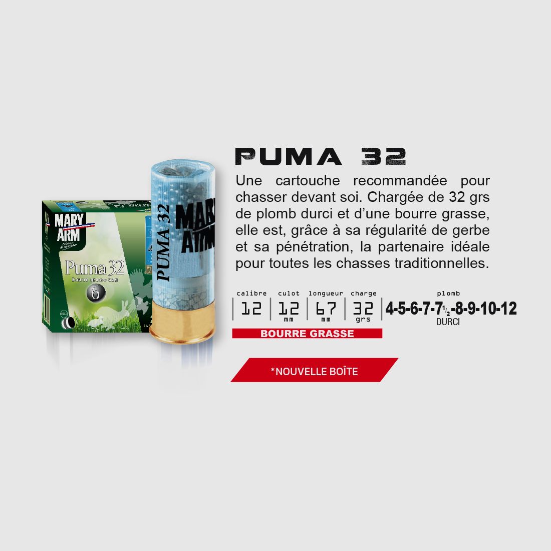 Mary Arm 32 gr 7 Kal. 12 Puma BLEI