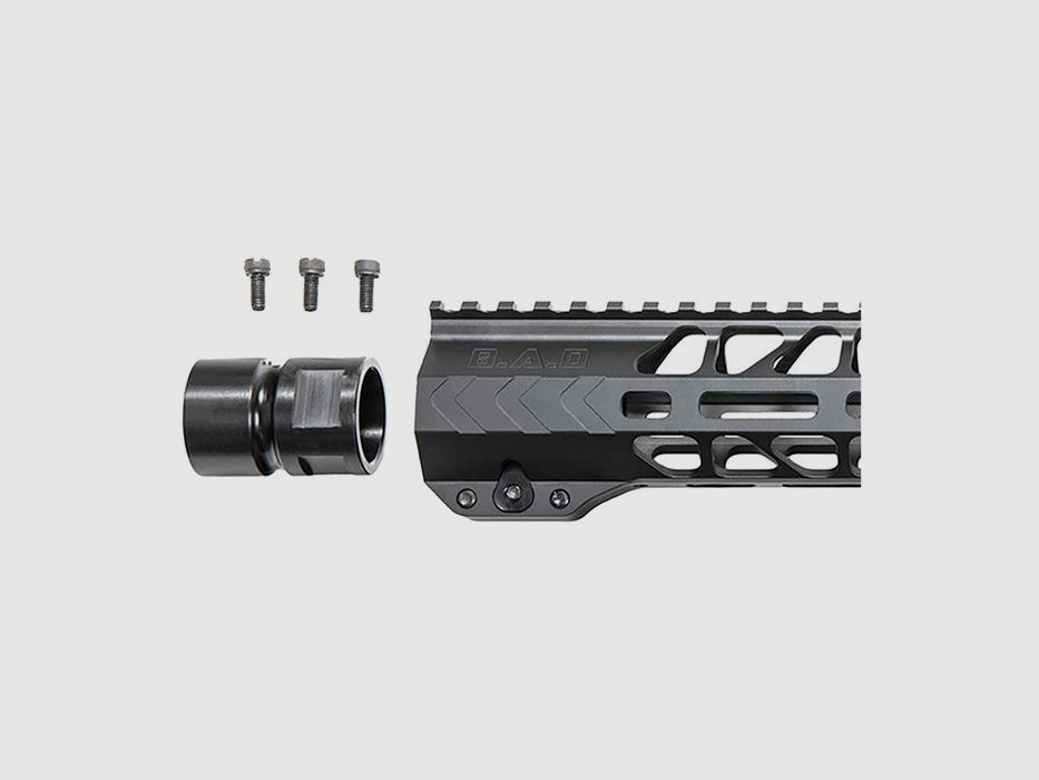 BATTLE ARMS DEVELOPMENT INC. AR-15 HANDGUARDS M-LOK BATTLE ARMS DEVELOPMENT INC. WORKHORSE 4 FREE FLOAT HANDGUARD ALUMINUM BLACK, image 2 of 2