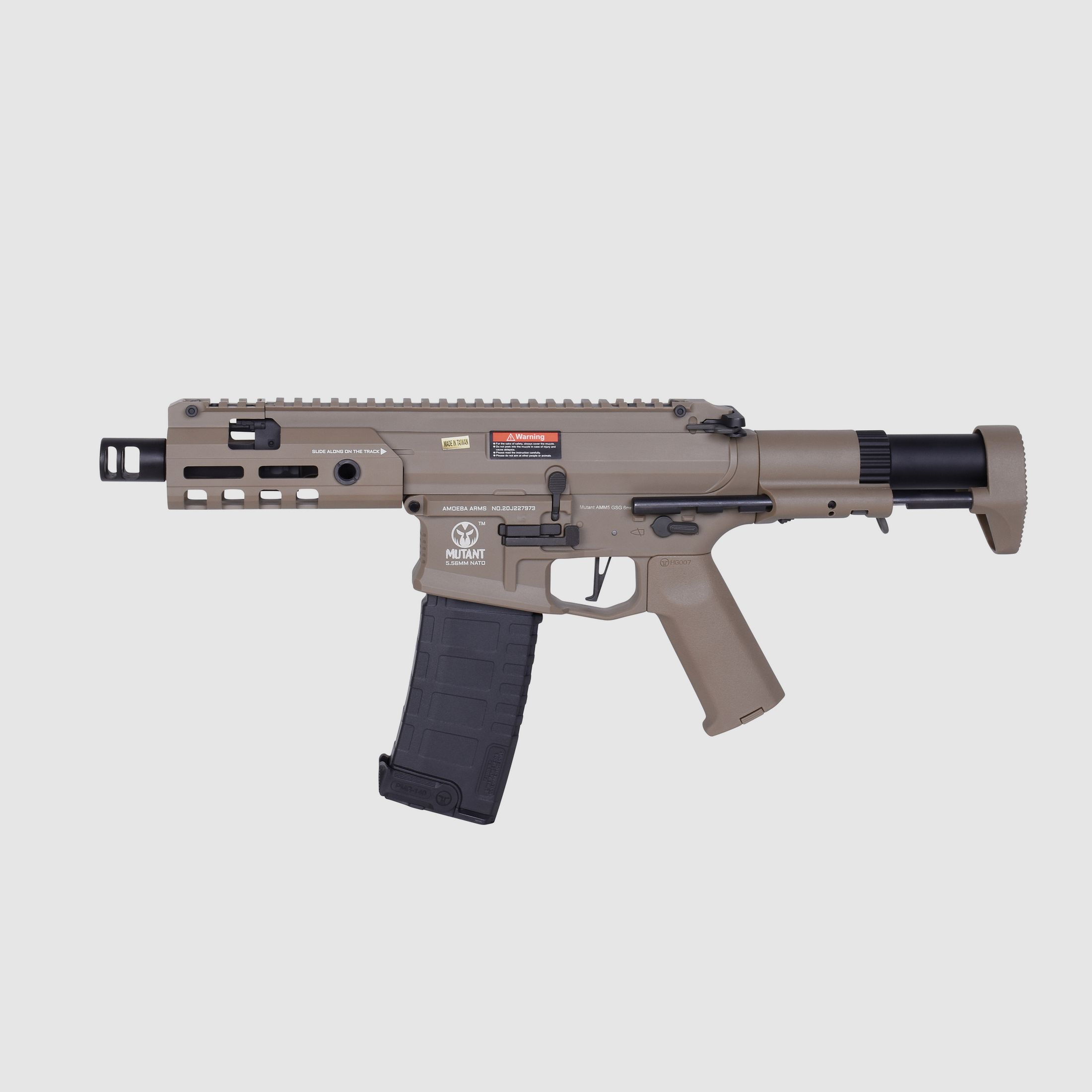 Ares Amoeba Mutant AMM5 Donkere Aarde 6mm - Airsoft S-AEG