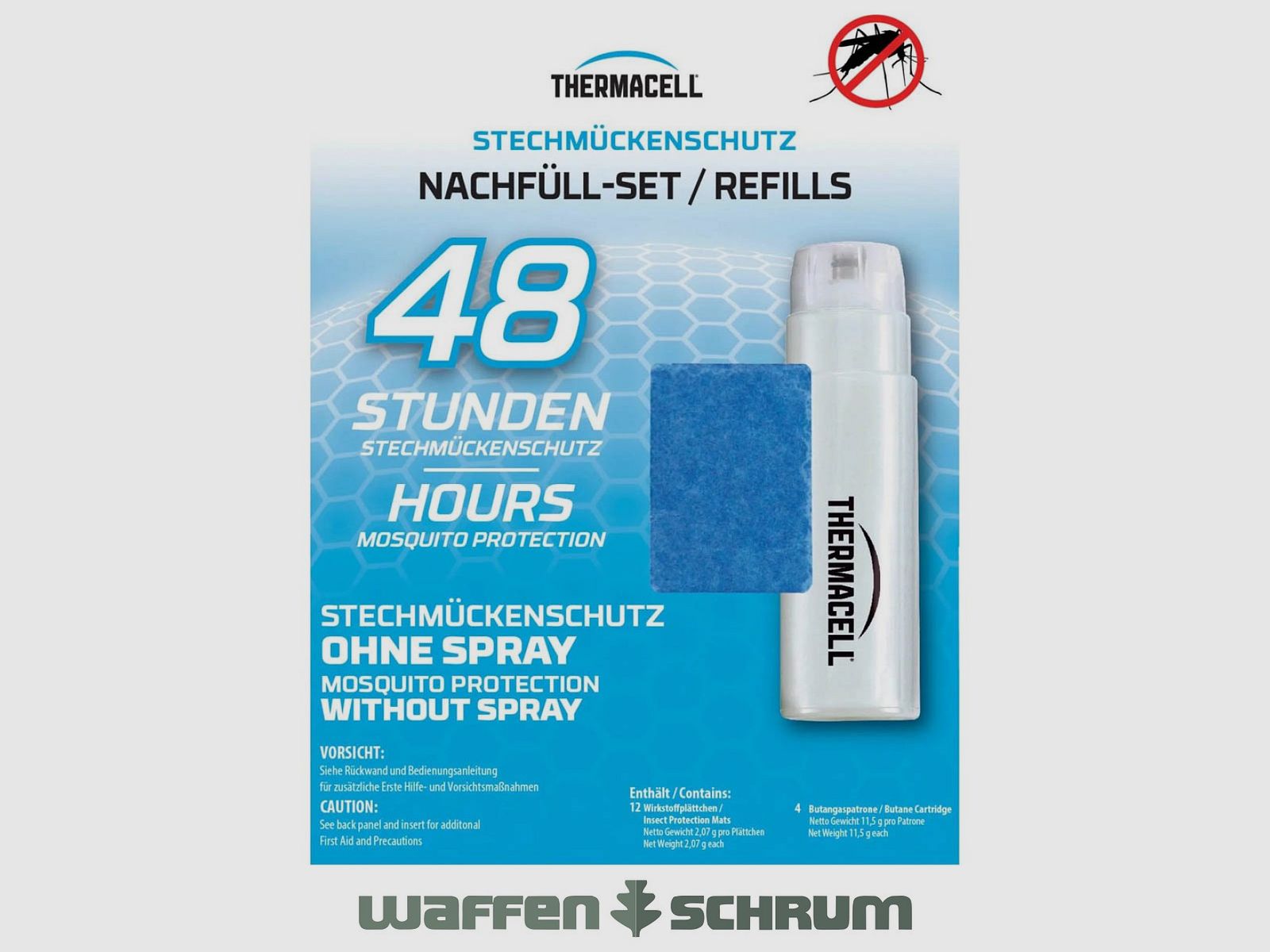 Thermacell 48h Nachfüllpackung R-4 Kompatibel mit Thermacell Handgeräten (außer Backpack)