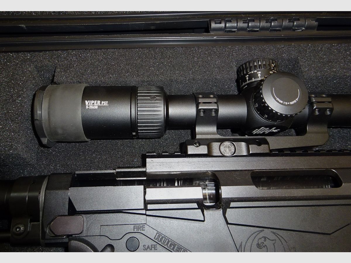 like new RUGER Precision Rifle RPR in 6,5mmCreedmoor + interchangeable barrel .308Win + scope VORTEX "ViperPST" 5-25x50