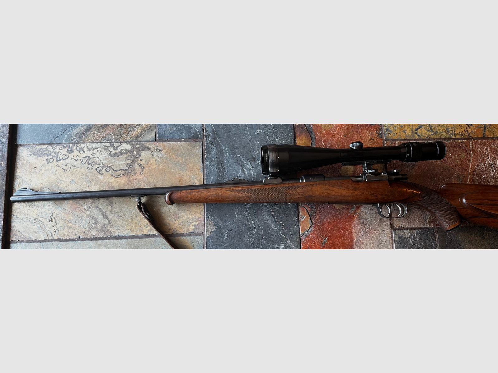 Mauser 98 rifle repetidora 8x57 IS con Jena ZF 3-12x56 – Rifle de caza clásico