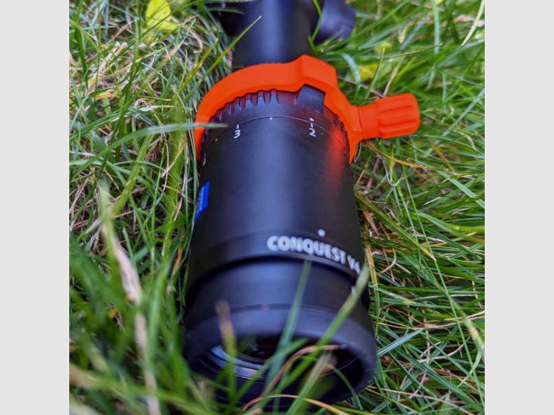 Voor Zeiss Conquest V4: Snelle verstelhendel voor vergrotinginstelling