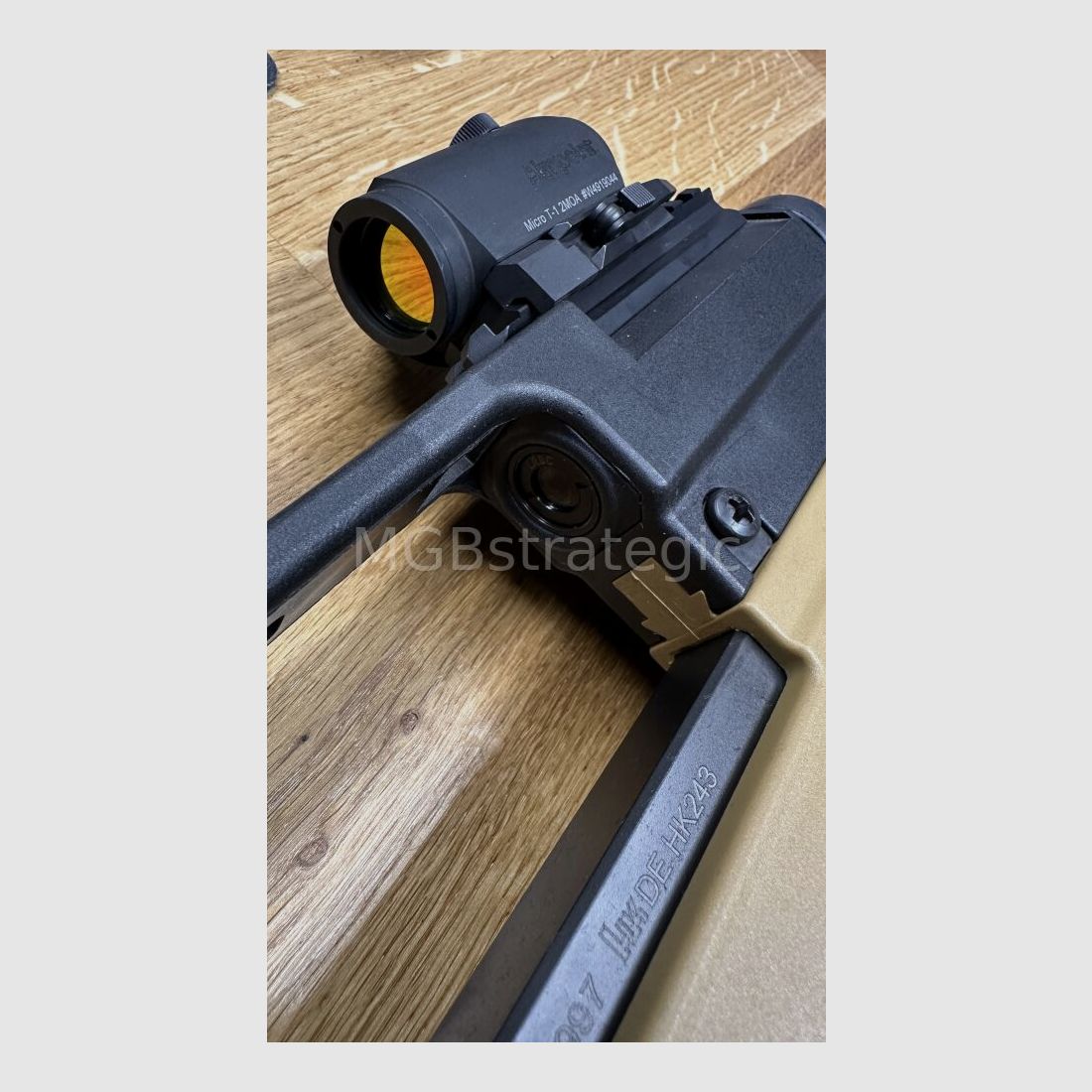 Heckler & Koch HK243 S SAR - Color sand - The civilian G36 sportily approved! Color sand / with original G36 carrying strap 3x and Picatinny rail, image 3 of 10