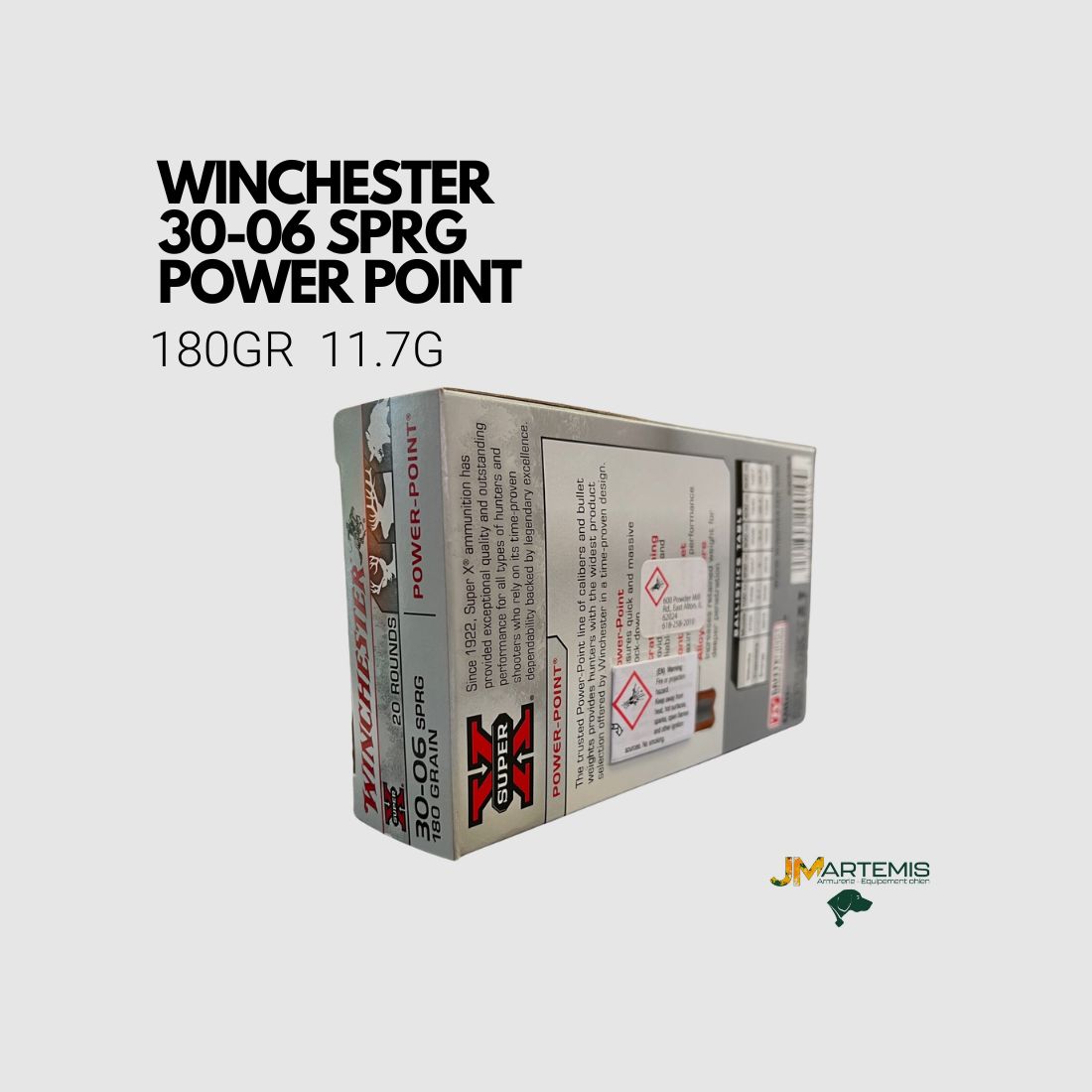 Patronen Winchester 30-06 POWER POINT 180gr, Bild 4 von 4