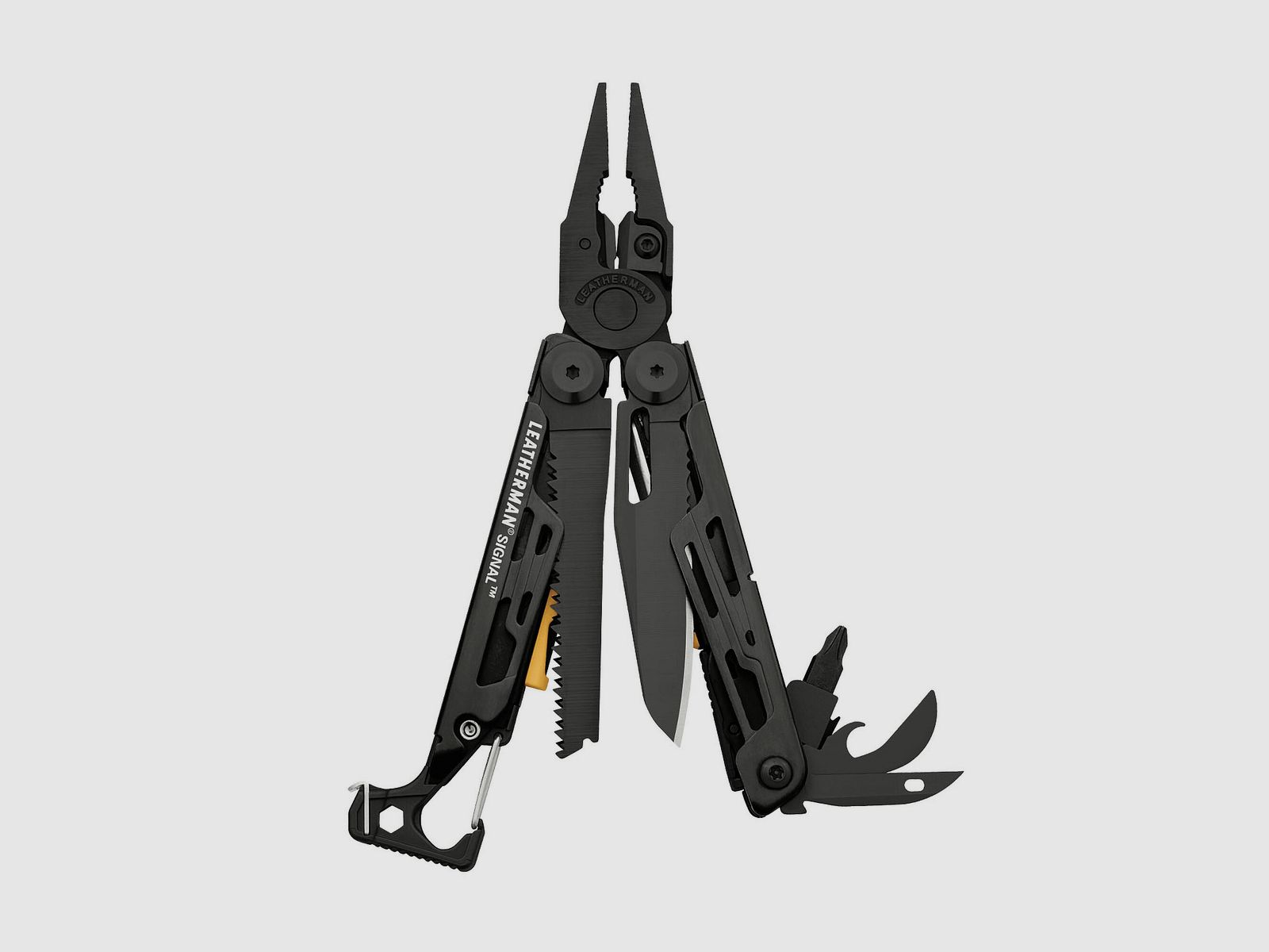 Leatherman SIGNAL Black, Molle Holster, Schwarz, L