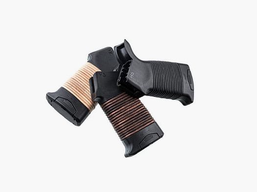 HERA-Arms H15GL-greep, zwart, voor AR15, met leer