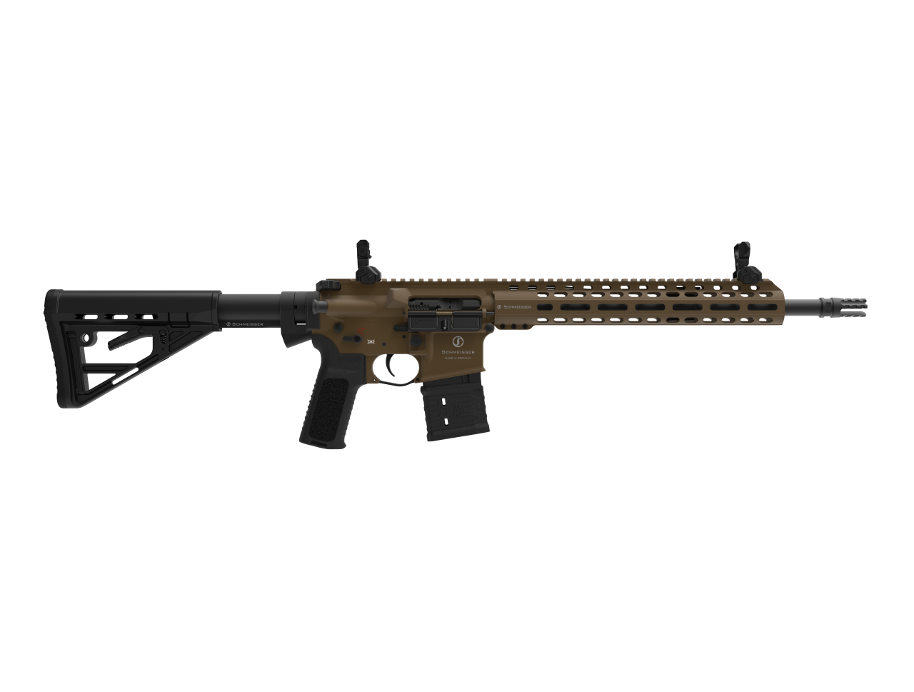 Schmeisser – Halbauto / M4FL / 14.5 / M-Lok / Bronze / .223 Rem