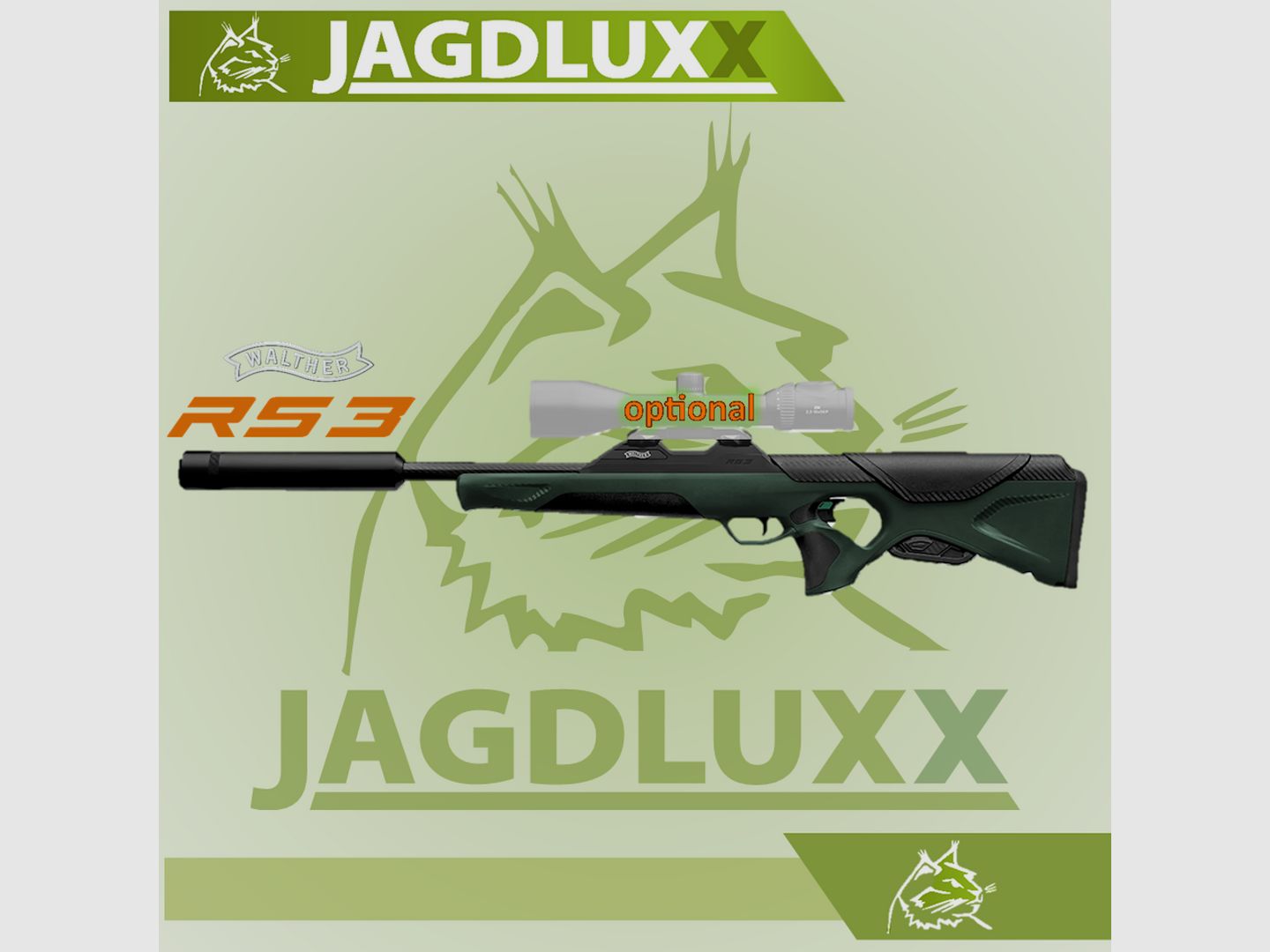 Walther RS 3 Pro Pine Fucile a ripetizione incluso silenziatore