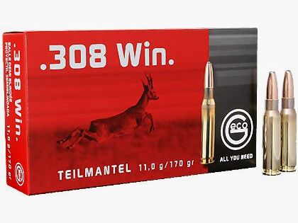 Geco .308 Win. Geco półpłaszcz 170g - 20szt