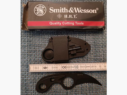 Smith & Wesson Ring Messer Zacken Messer  Jagd Angler Messer Kampfmesser 