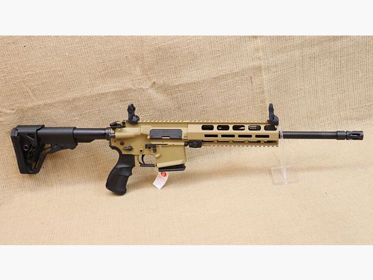 Haenel CR223 in color sand, incl. Tasmanian Tiger rifle bag, available immediately .223Rem