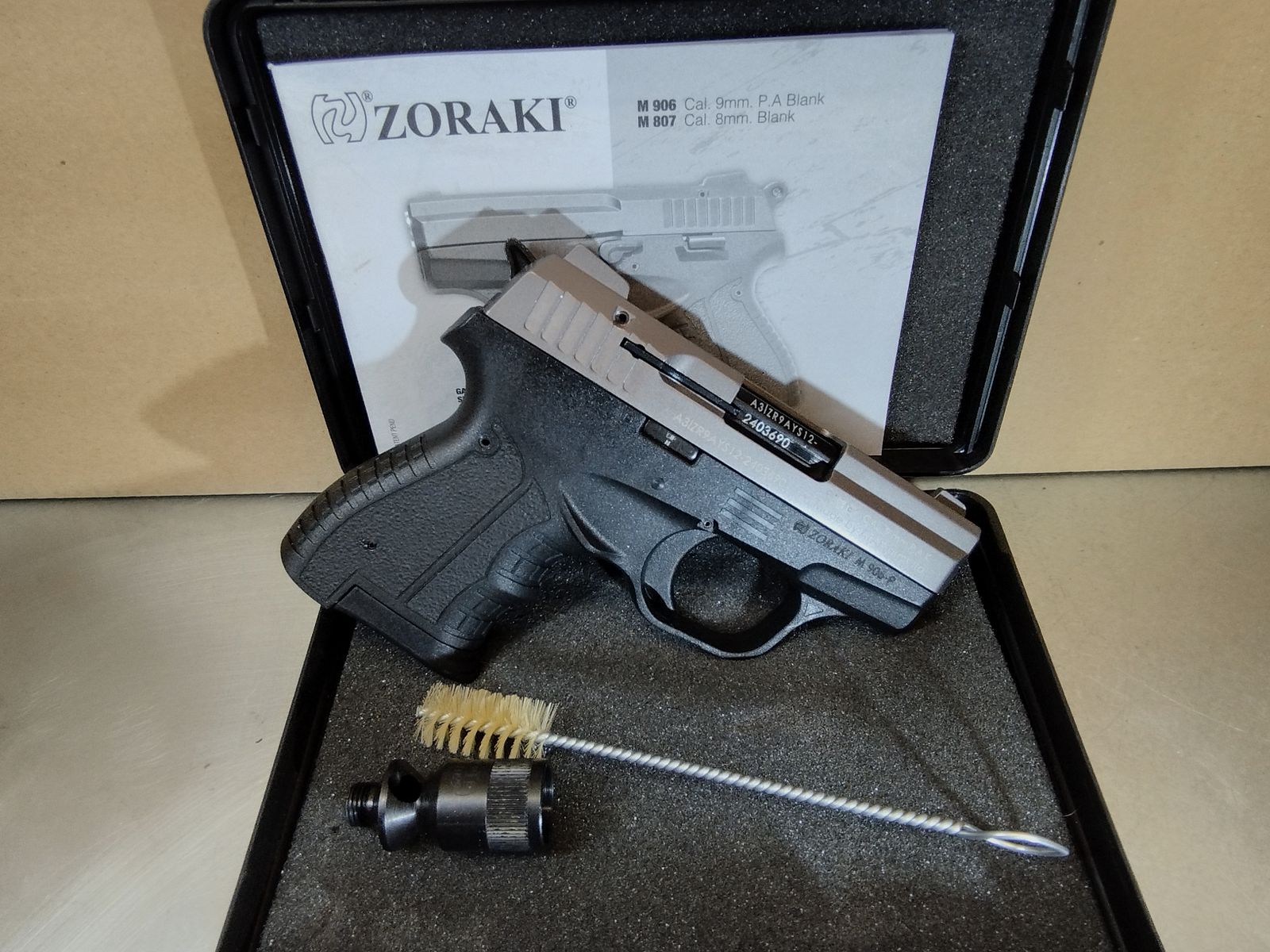 Zoraki 906 Schreckschuss Pistole 9mm Titan-Finish !!Neuwaffe!!