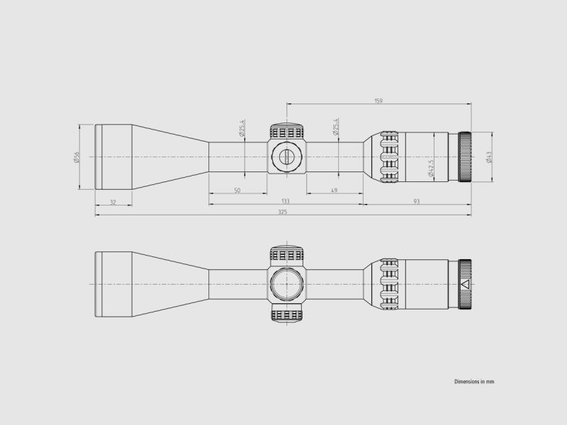 Kahles Helia 3 3-10x50i telescopio de mira