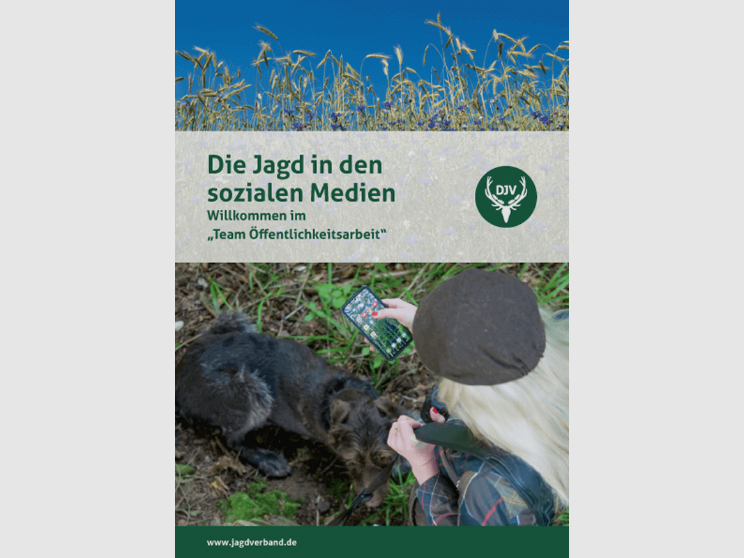 Broschüre „Die Jagd in den sozialen Medien“