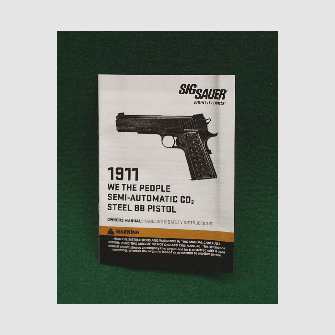 Sig Sauer	 1911 CO2 Pistole