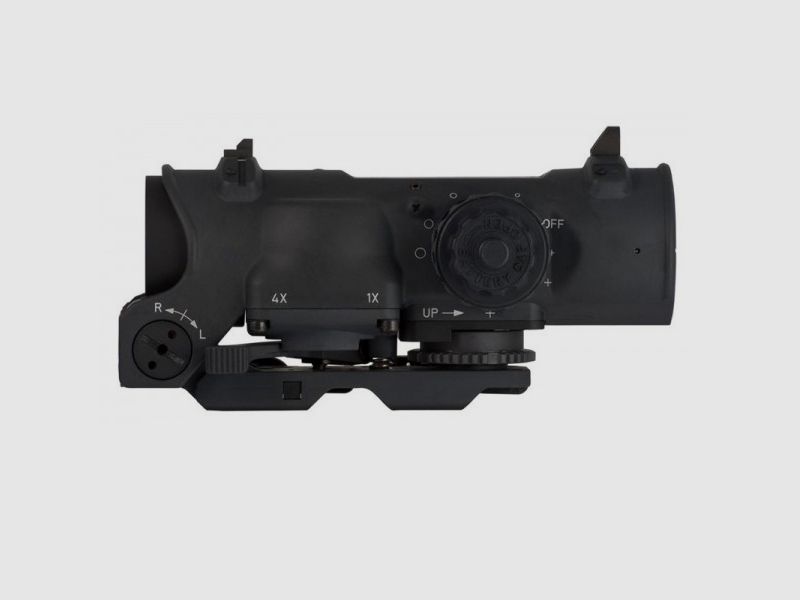 SPECTERDR DUAL ROLE 1X/4X WZROKNIK OPTYCZNY – Z INTEGRALNYM MONTAŻEM A.R.M.S PICATINNY – W ZESTAWIE ARD, zdjęcie 3 z 4