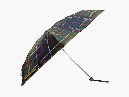 Barbour-paraplu met UV-bescherming, klassiek tartanpatroon