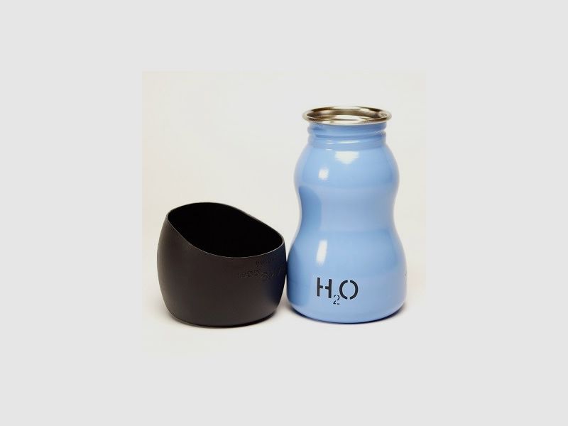 H204K9 Hunde Wasserflasche mit Napf 0,3l