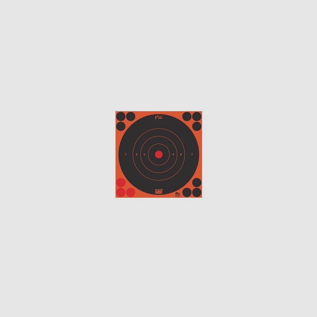 6 Bullseye orange 20cm targets