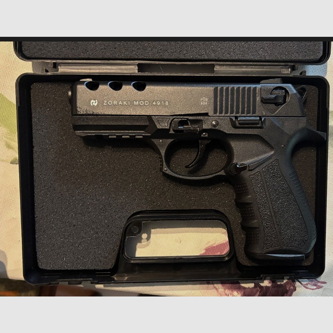 Zoraki 4918 Schreckschusspistole alte PTB 986