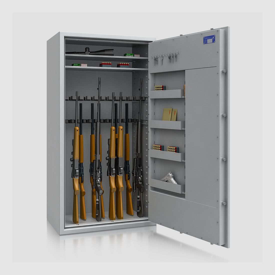 Gun cabinet resistance grade N/0 1 according to EN 1143-1