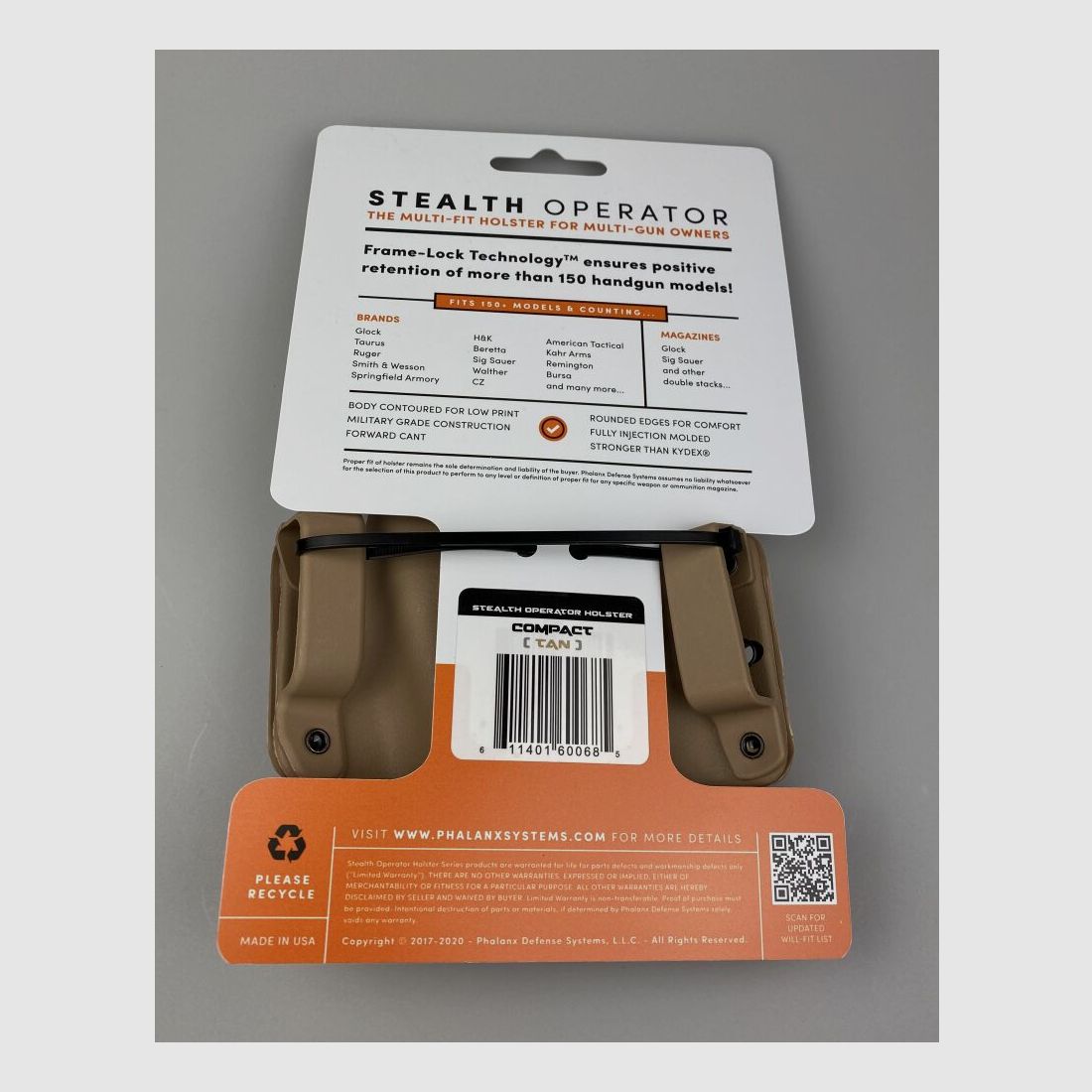 FODERO MULTIFUNZIONALE COMPATTO PER OPERATORE STEALTH PHALANX DX