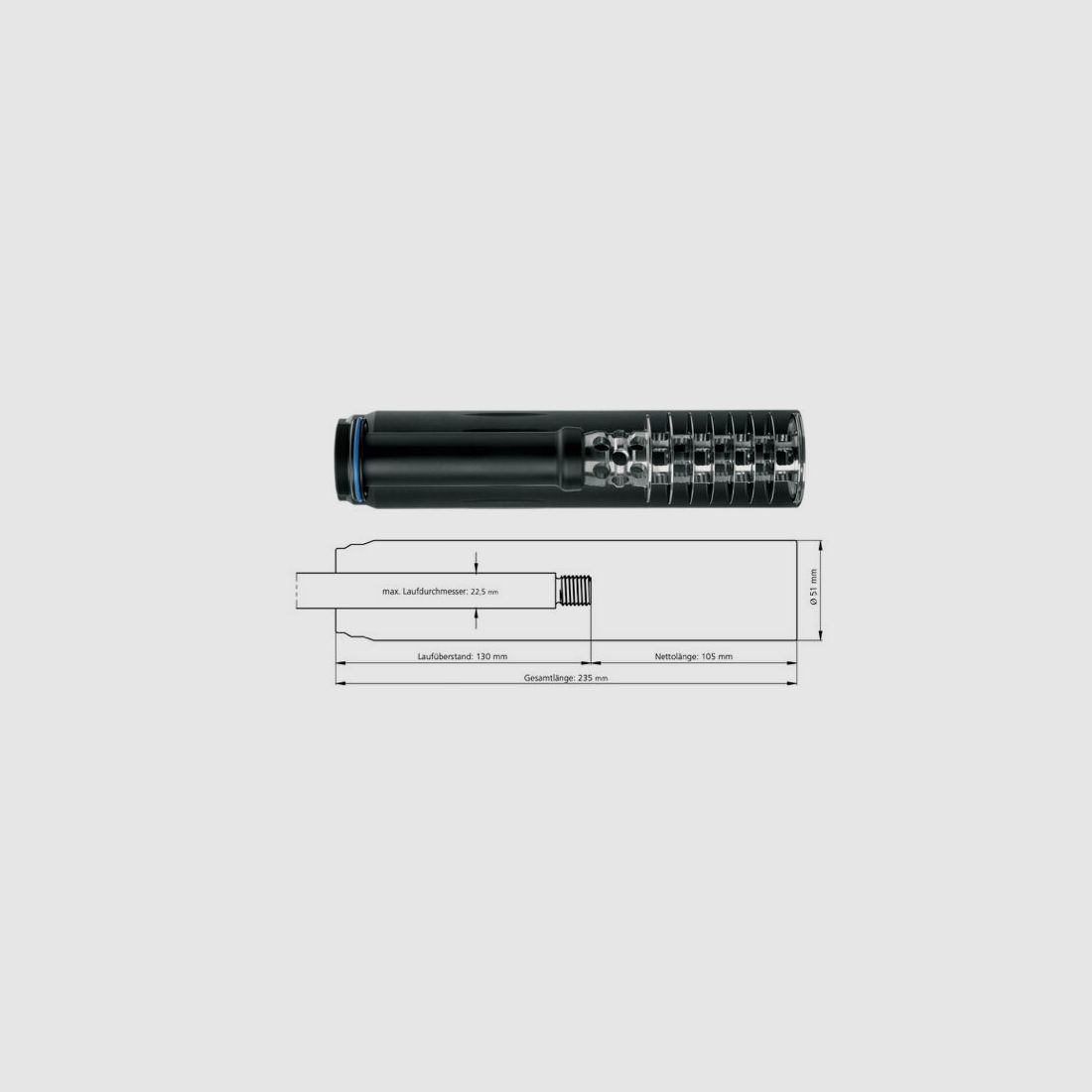 Sabatti Komplettset Saphire / Meopta 1-6x24 / Era-LOC SOBXX Schalldämpfer