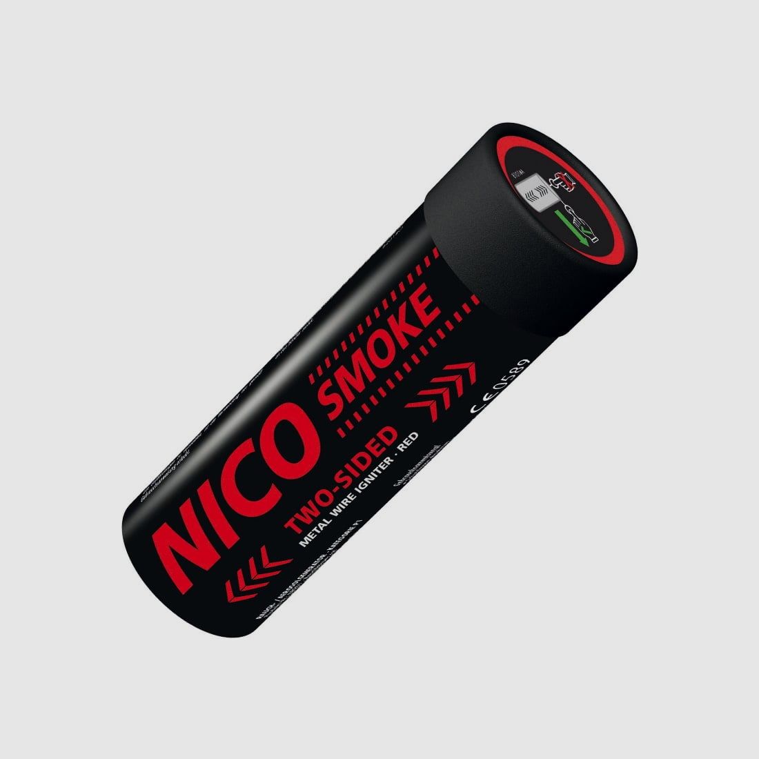 NICO 50 Sekunden Two Sided Paintball Rauchgranate (rot)