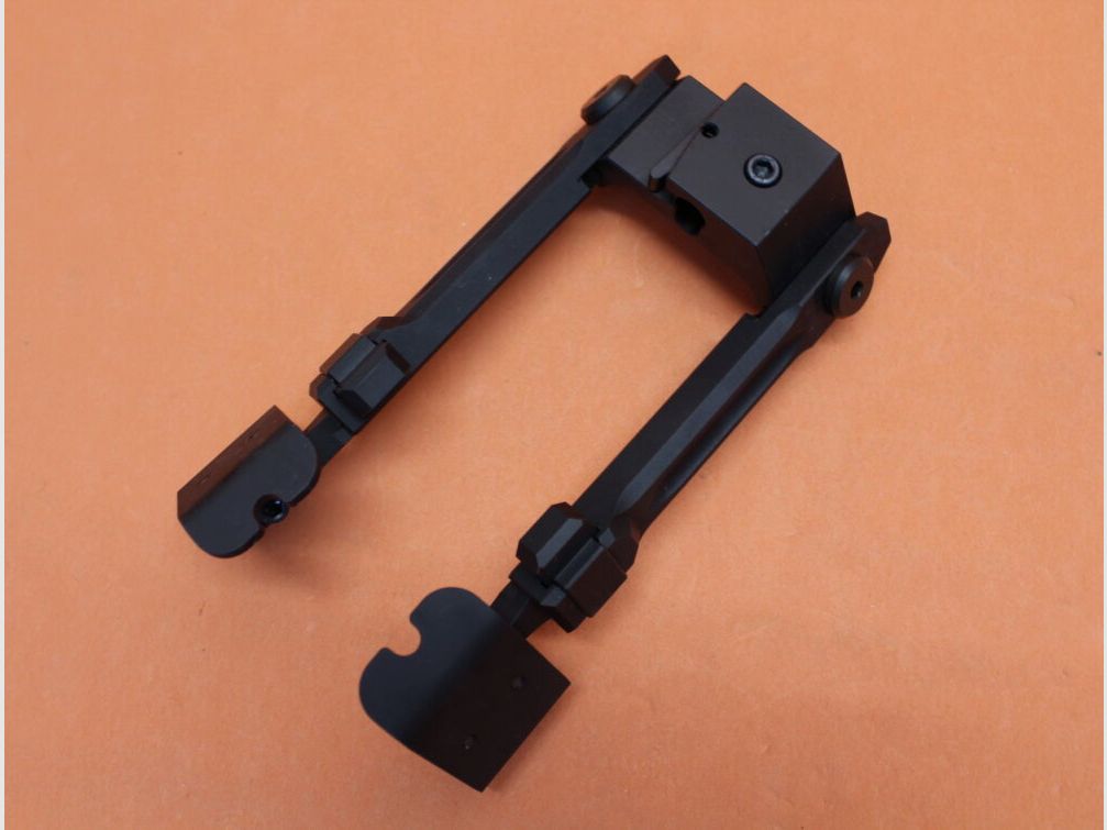 Fortmeier Fortmeier bipod H184 3-P 12:00 height approx. 184 - 235mm aluminum black with height adjustment and skis