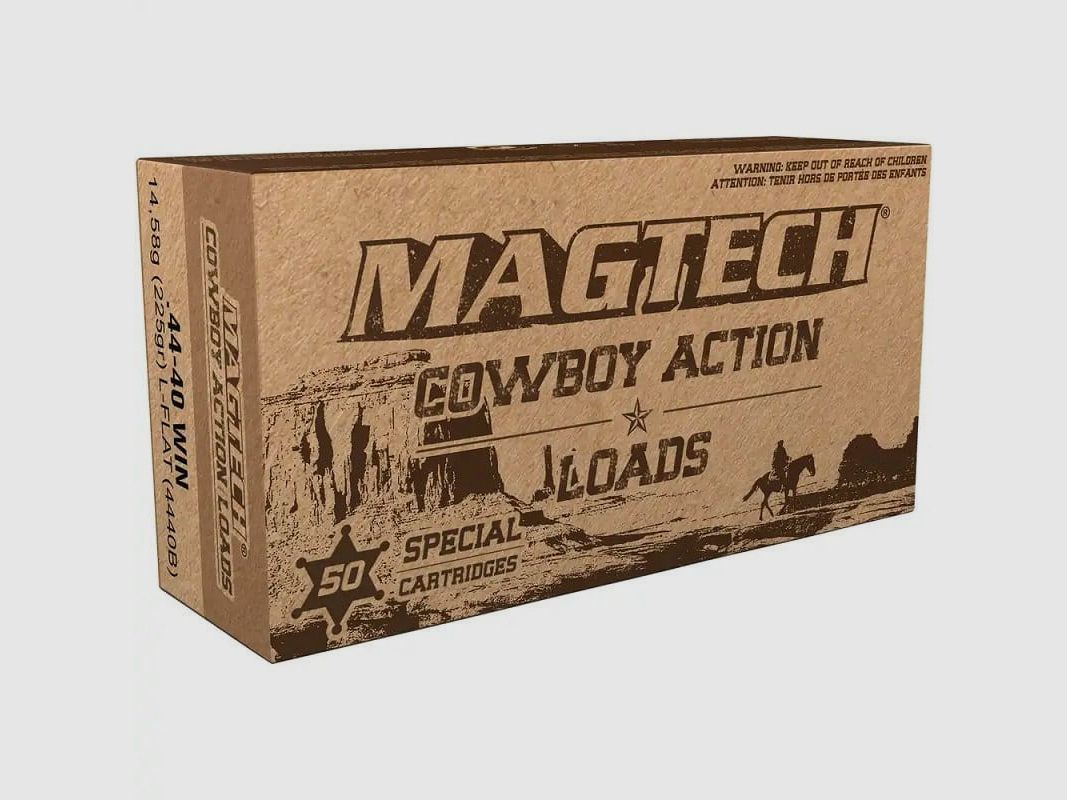 Magtech .44-40 Win LFN 225 gr. Lead Flat Nose 4440B - 50 pcs.