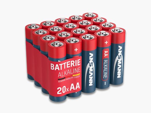 Bateria alkaliczna Ansmann AA Mignon 20 sztuk w opakowaniu