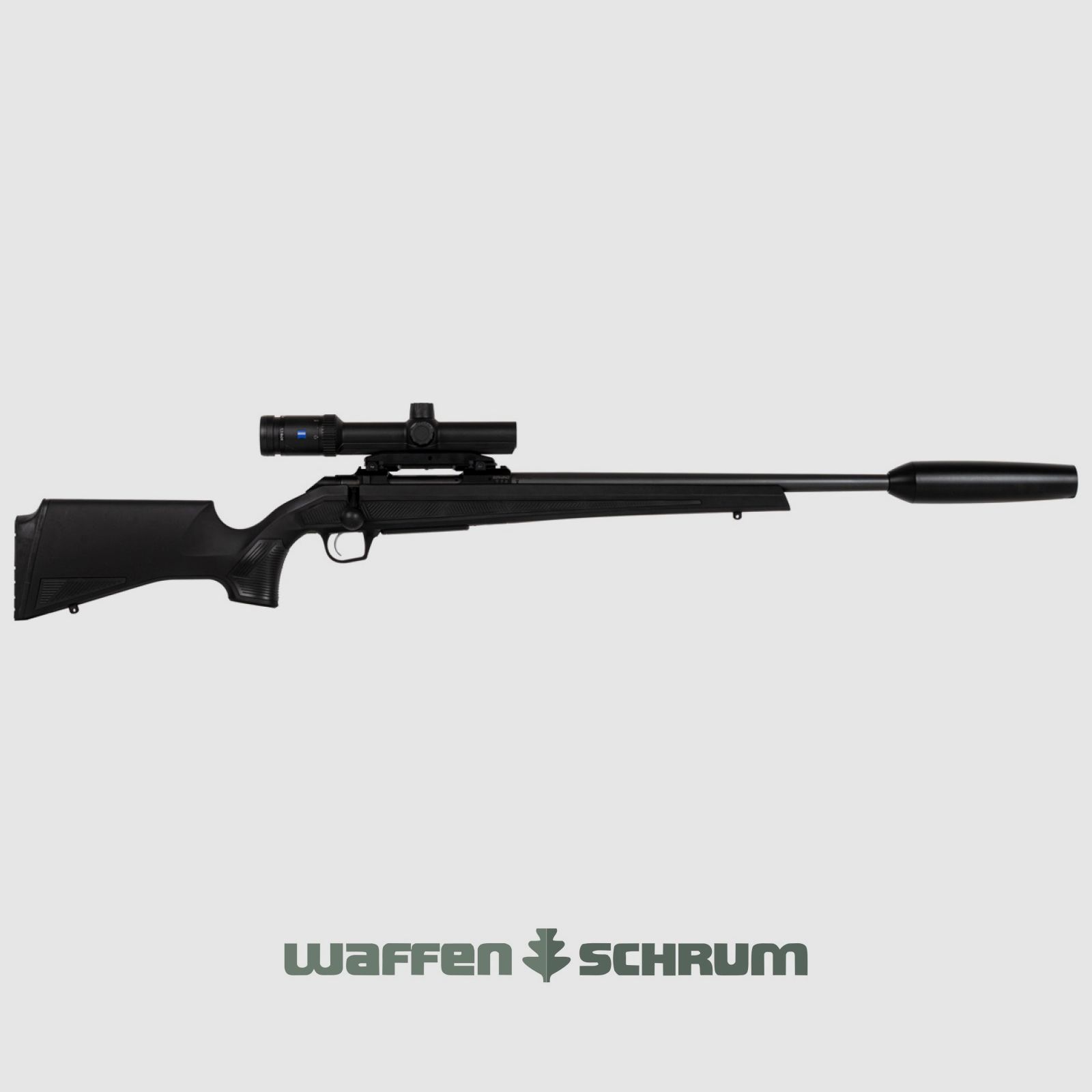 CZ 600 ALPHA 8x57JS, ZF Zeiss Conquest V6 1.1-6-x24M Abs. 60, Dentler Montage, LL: 51cm, M15x1, Sauer Titanium 3D + Gereedschap, Neopreen Cover