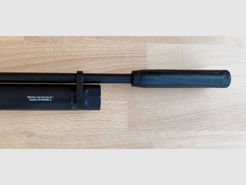 Reximex Daystar in 4,5mm mit Zielfernrohr, Zweibein, Tragegurt, zwei Magazinen und Exportkit