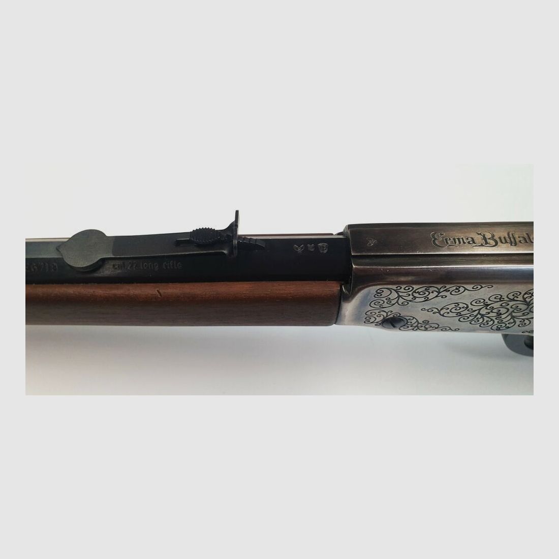 Erma !!Collector's item!! Lever-action repeater Erma Model EG71B "Buffalo" rifle in .22Lr