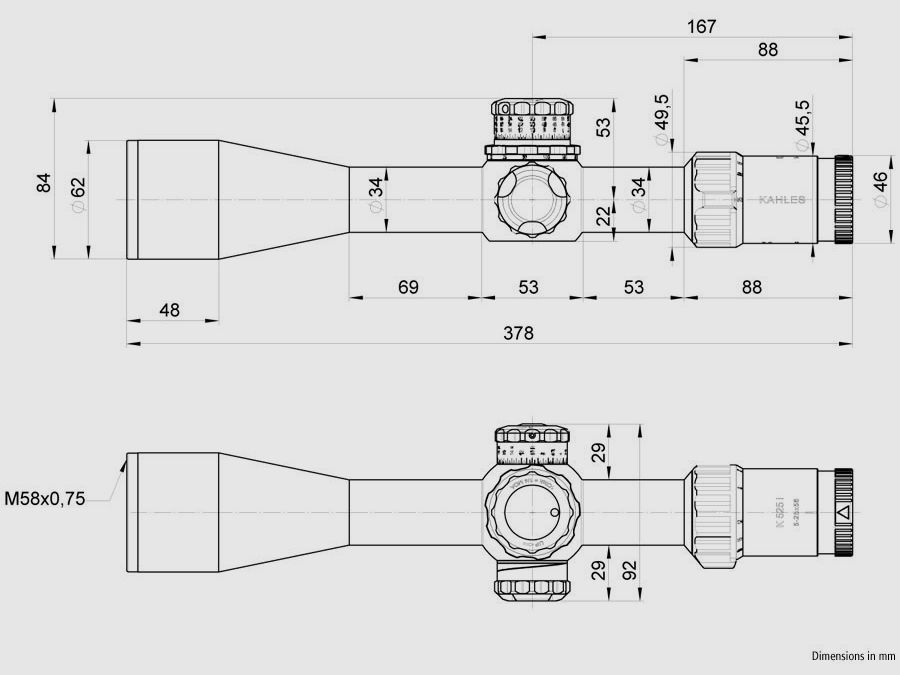 Lunette KAHLES K525i DLR – 5-25×56 CCW SKMR w-Left, image 11 sur 11