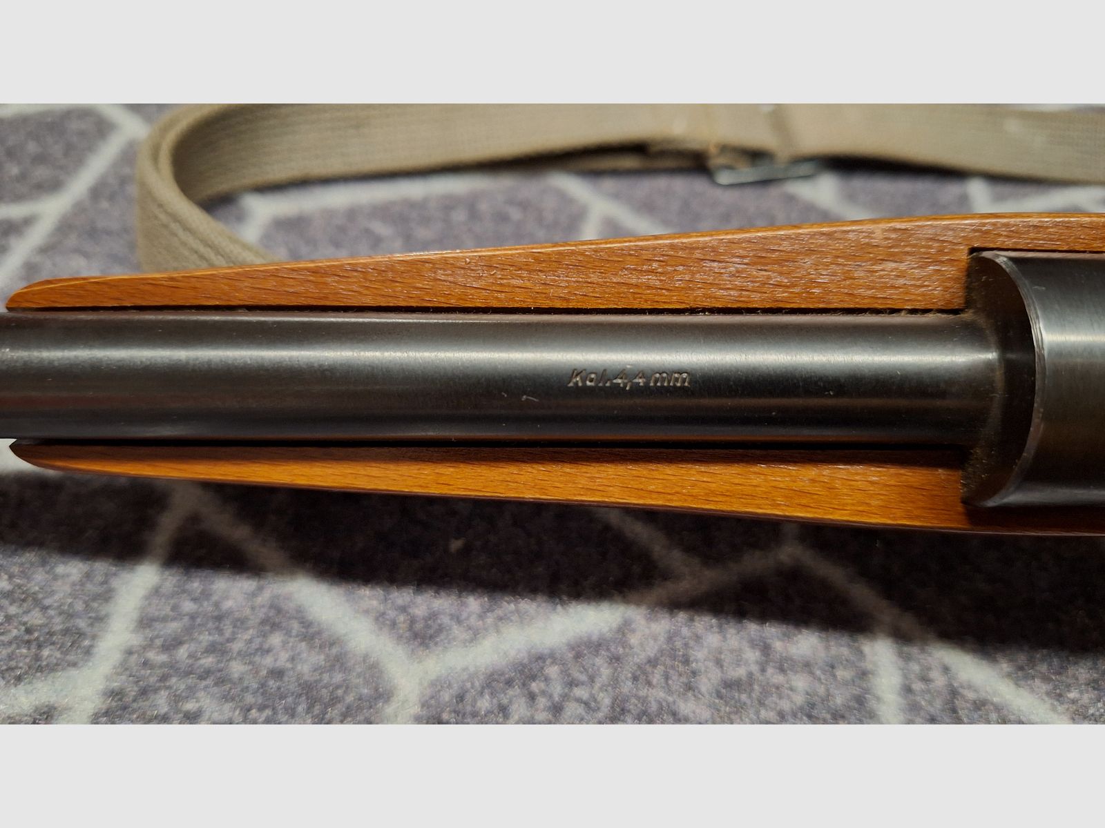 ¡Haenel Suhl 310 DDR-GST carabina de aire comprimido con 2 cargadores!