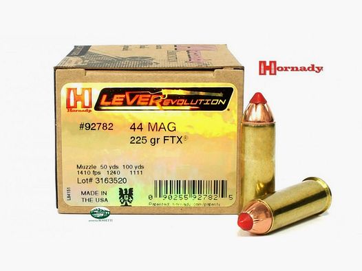 HORNADY Munition Kal.44 Mag 225gr FTX-LEVEREVOLUTION 92782
