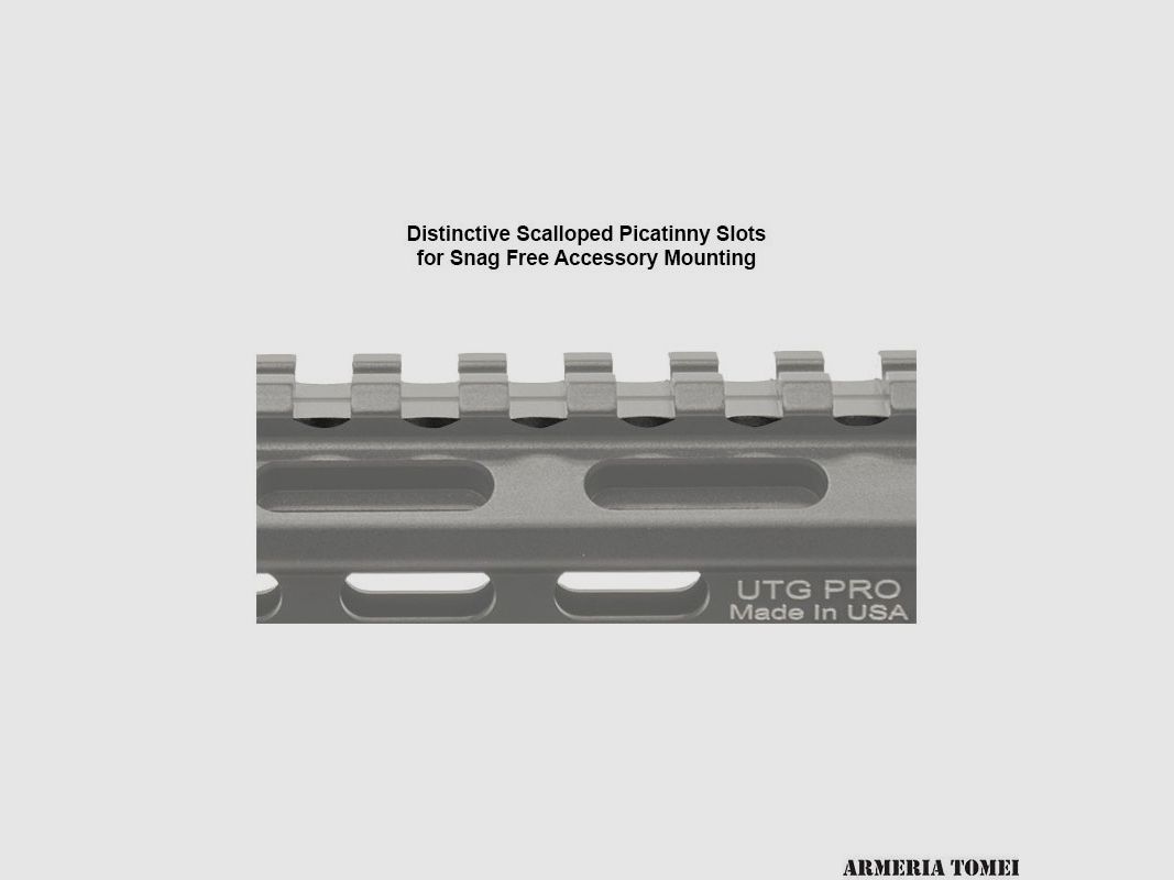 UTG – RIALZO PICATINNY SUPER SLIM INCLINATO DI 20 MOA 5.5inch 13 slot 2.68oz, immagine 5 di 6