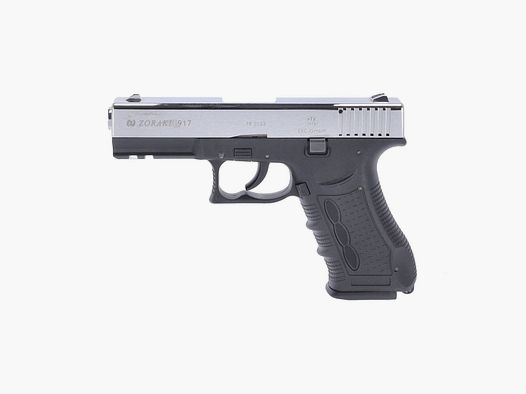 Zoraki 917 schreckschuss pistool 9 mm P.A.K. chroom speciale editie