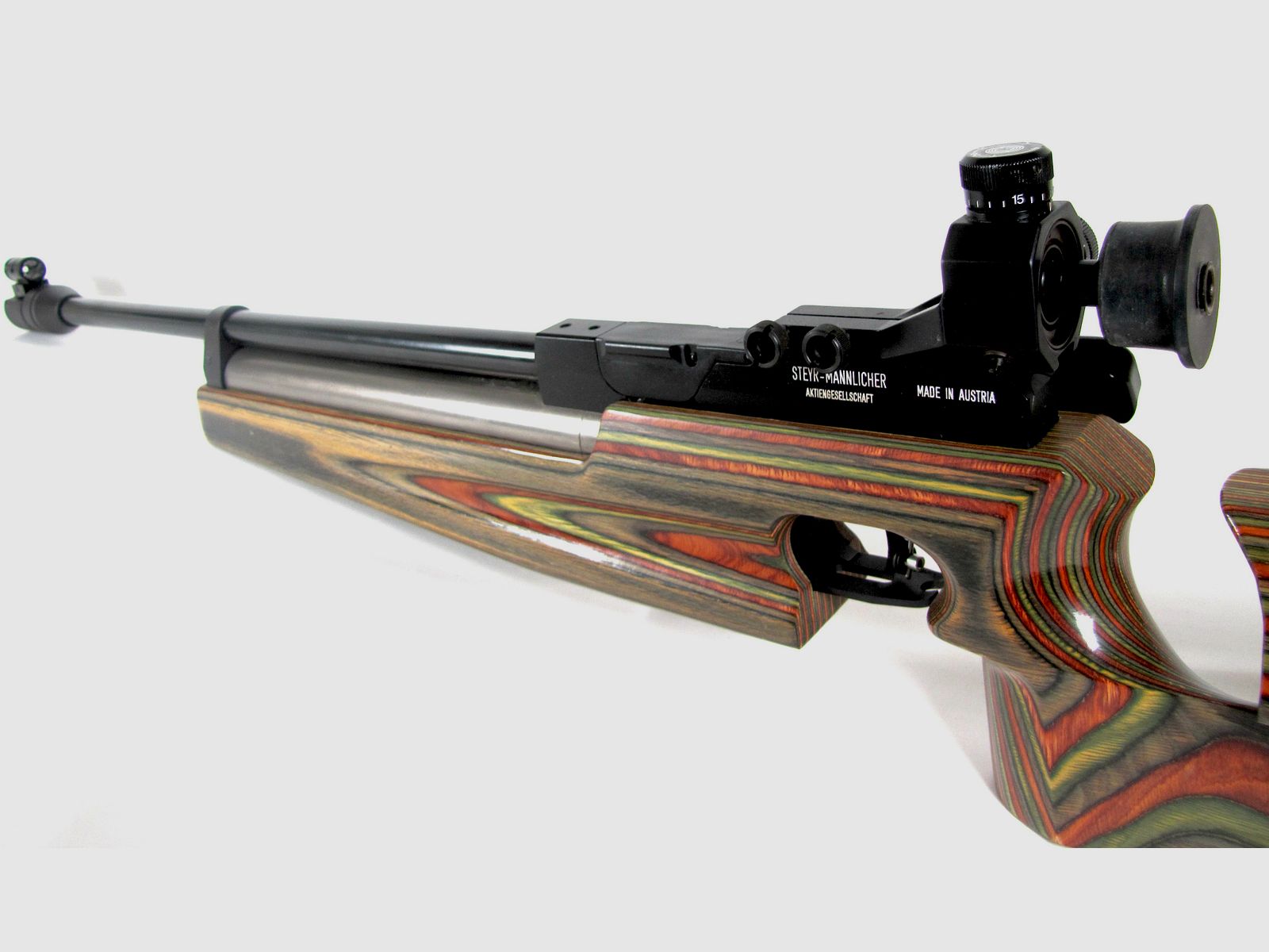 Steyr LG1 Match-luchtgeweer in uitstekende staat.