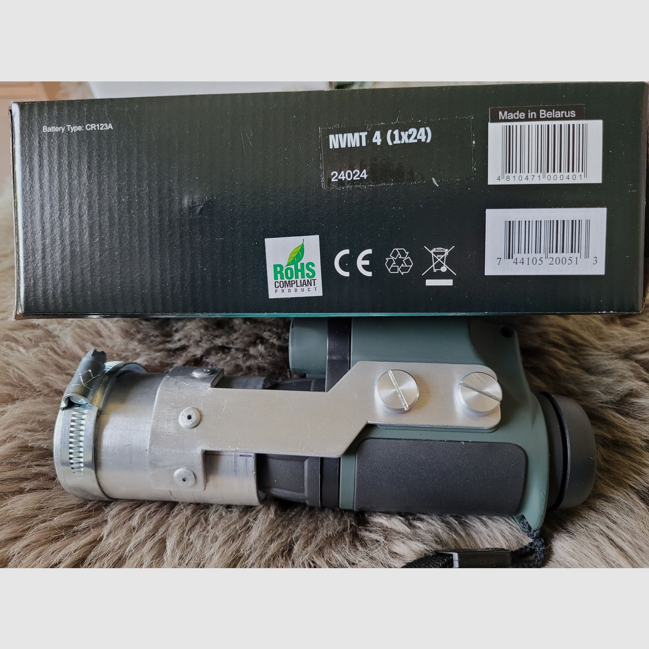 Yukon night vision with head-mounted hunting attachment