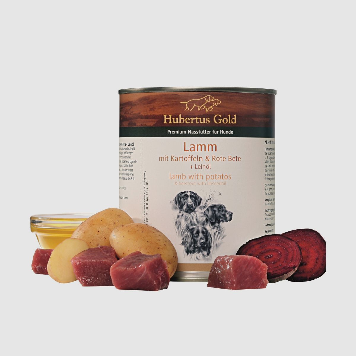 HUBERTUS GOLD Lamm mit Kartoffeln & Rote Bete 800g