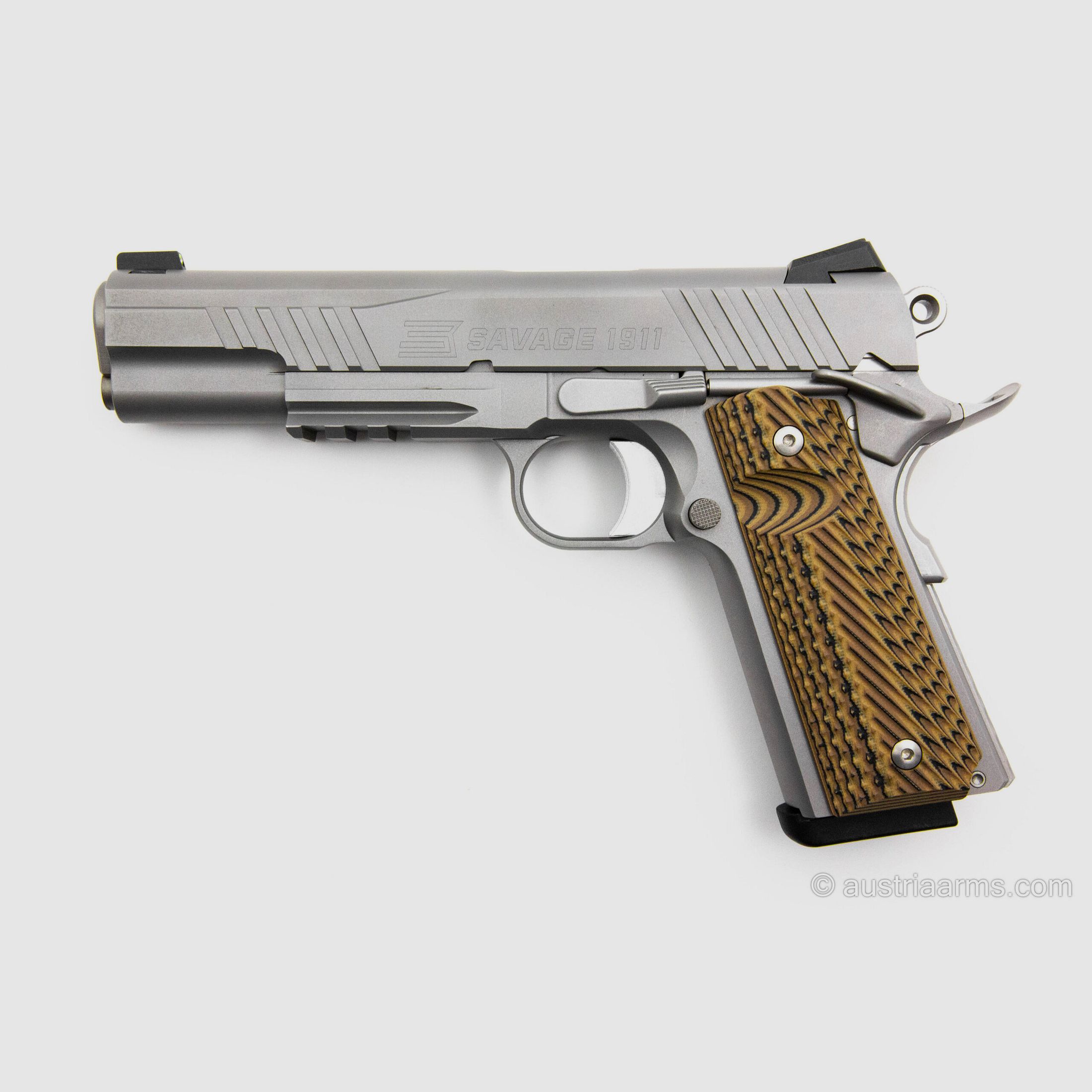Savage Arms 1911 Stainless, New weapon, .45 ACP, image 1 of 4