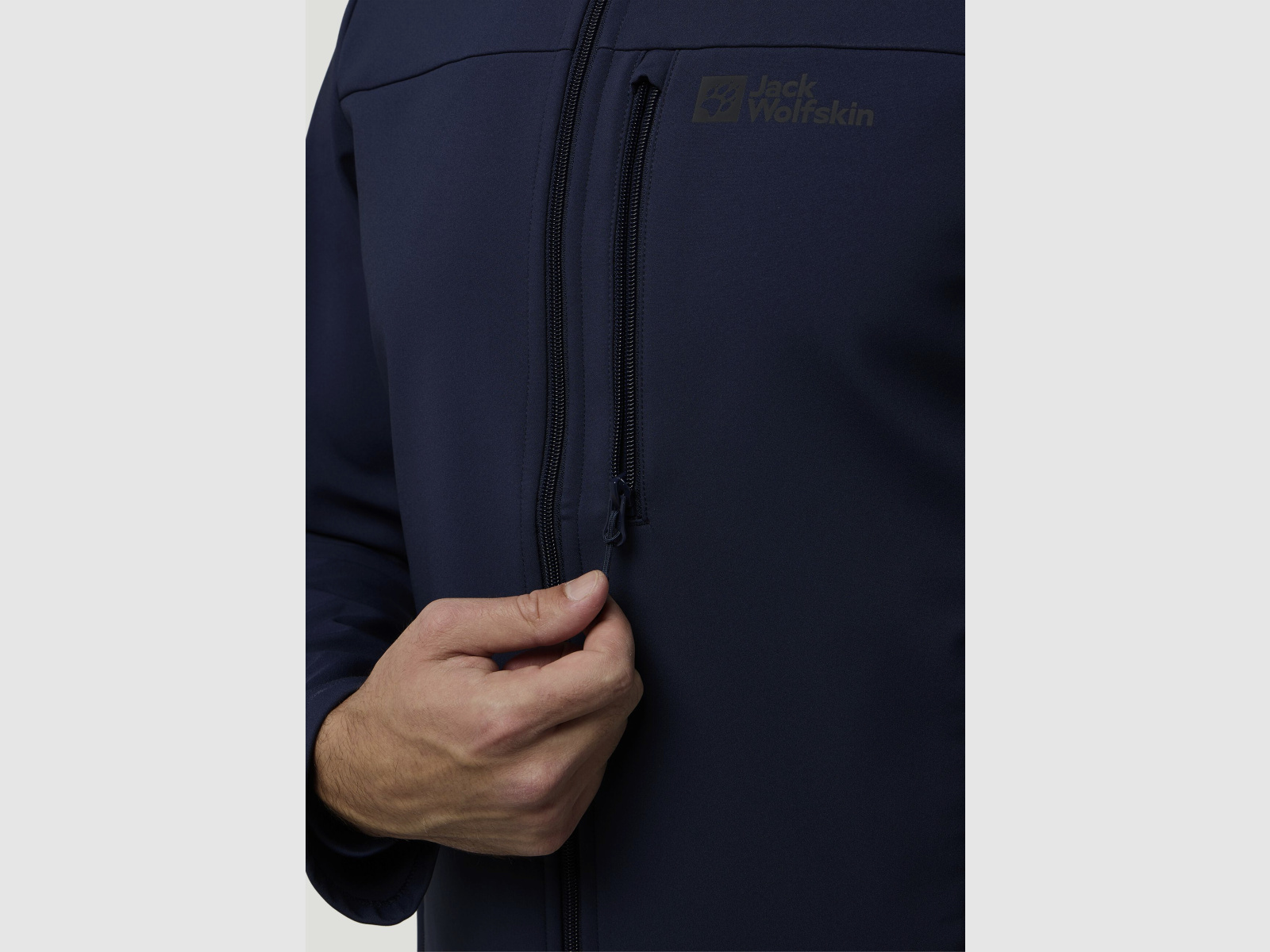 JACK WOLFSKIN Whirlwind Men Softshelljacke Herren Night Blue