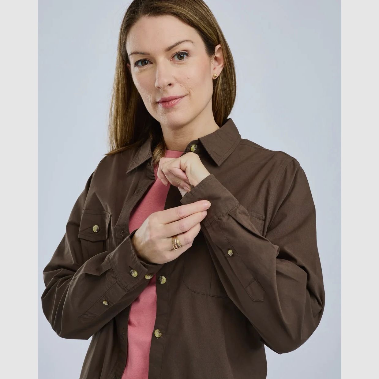 Pinewood InsectSafe camicia in popeline da donna a maniche lunghe, immagine 5 di 5